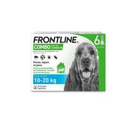 Combo chien Antipuces antitiques pour chien M 1020kg 6 pipettes