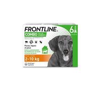 Combo chien Antipuces antitiques pour chien S 210kg 6 pipettes