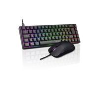 Combo Clavier 65% et Souris Gaming THE G-LAB Combo Titan 12 800 DPI Câblé Noir RGB