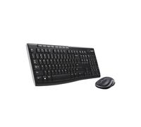 Ensemble Clavier Souris - Sans fil - Logitech - MK270 - AZERTY - Noir