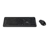Combo clavier et souris sans fil pleine taille - Noir (UK)