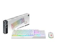 Combo Clavier Souris - MSI - VIGOR GK30 - Blanc - USB - RGB