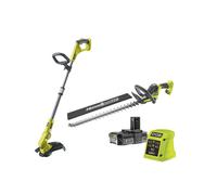 Combo coupe-bordures / dresse-bordures 25/30 cm + Taille-haies 55 cm 18V ONE+™ (1 x 2,0 Ah)