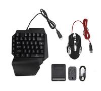 Combo de Jeu Mobile 4 en 1, Clavier et Souris de Jeu à Une Main, Convertisseur de Clavier et de Souris de Jeu, Connexion BT, Prend en Charge la Charge Rapide du Téléphone 5 V
