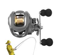 Combo en Moulinet de Canne à pêche - Kit de Vitesse de pêche, Combo enroulé de Canne à coulée | Fignon d'équipement à Paquet en Fibre de Carbone, équipement de pêches de Voyage en Douceur avec des