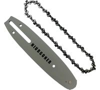 Combo Guide Bar et Chaine Tronconneuse 8 Pouces, Remplacement Trimmer Plus PS720, Harbor Freight Portland 62896 63190 68862, Bauer 64996, Sun Joe SWJ800E, SWJ802E (2 Pack)