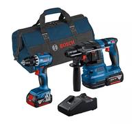Combo kit 2 machines 18 V (GSR45 + GBH22) + 2 batteries 4 Ah + sac BOSCH 0615A50038