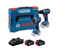 Combo Kit 2 outils 18 V GSR + GDR + 2x GBA 5.0 Ah + GAL 18V-40 Professional - BOSCH - 0615A50090
