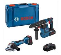 Bosch Bleu Comboset - GWS 18V-10 P Meuleuse + GBH 18V-26 Marteau perforateur 5.5Ah ProCore en XL-Boxx 0615990N33
