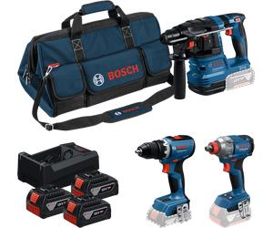 Combo Kit 3 outils 18 V GSR + GDX + GBH + Sac à outils - BOSCH - 0615A50093