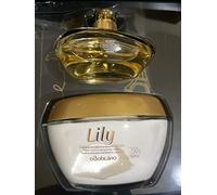 Combo Lily : eau de parfum + crème acétinado Hidratante Corporal