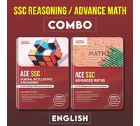 Combo of Ace SSC Reasoning & Advance Maths Book For SSC Exams CGL,CHSL, MTS and Other Govt Exams (English Printed Edition) By Adda247