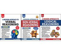 COMBO OF THREE BOOKS A Modern Approach to Verbal , Non-Verbal Reasoning & Logical Reasoning THREE BOOKS FOR 2019 EXAM's