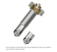 Combo Pack d'outils à roulette de découpe, roulette de découpe compatible avec Maker 3/machine Maker, embout de roulette de découpe simple+embout de roulette de découpe double et boîtier interchangeab