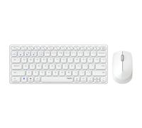 Combo Rapoo 9600M Draadloze multimode, QWERTY US - Wit