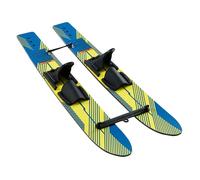 Combo Skis Nautiques 116,8 Cm-Duoku-Matériels De Ski Nautique Avec Fixations Réglables X-7-Corde À Double Poignée Et Barre