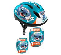Stamp Set avec casque et protections Disney Stitch – coudières et genouillères – Multicolore