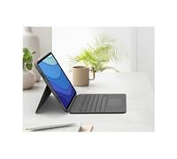 Combo Touch - Clavier et étui - avec trackpad - rétroéclairé - Apple Smart connector - QWERTY - International US - gris oxford - pour Apple 12.9-inch