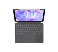 Logitech Combo Touch - Clavier et étui - avec trackpad - rétroéclairé - Apple Smart connector - QWERTY - R.-U. - graphite - pour Apple 11-inch iPad Pro (M4)