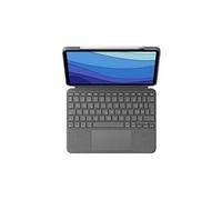 Combo Touch - Clavier et étui - avec trackpad - rétroéclairé - Apple Smart connector - QWERTZ - Suisse - gris oxford - pour Apple 11-inch iPad Pro