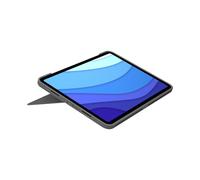 Logitech Clavier-étui Combo Touch – Trackpad Smart Connector – QWERTY Italien Gris pour iPad Pro 11"