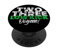 Combo Two Thee Low Kick, Muay Thai, ChakalMX PopSockets PopGrip Adhésif
