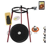 COMBOI Poêle à paella gaz butane 30 cm, poêle à paella émaillée de 42 cm, régulateur de gaz, tuyau, pieds, support, niveau, tablier, livre de recettes numérique