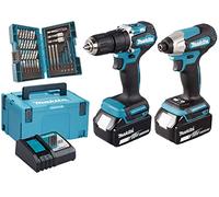 Combopack 2 outils 18V Li-Ion (2x3,0 Ah) perceuse DHP487 visseuse à chocs DTD157 - MAKITA DLX2414JX4