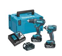 Combopack 2 outils 18V Li-Ion (3x4,0 Ah) (DDF482 + DTD152) - MAKITA DLX2127MJ1