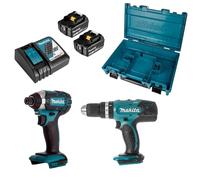 Combopack 2 outils 18V LXT (DHP453+DTD152) (2x3.0 Ah) - MAKITA DLX2142S