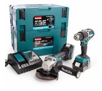 Combopack 2 outils 18V LXT (DHP484 + DGA506) (2x5,0 Ah) en MAKPAC - MAKITA DLX2210TJ1