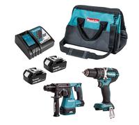 Combopack 2 outils 18V LXT (DHP484 + DHR242) (2x5,0 Ah) - MAKITA DLX2204TX2