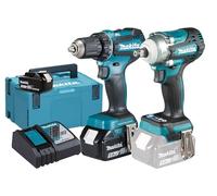 Makita Kit d'outils sans fil Makita 18 V "KFZ-Set" (DDF485 + DTW300) / 5,0 Ah, 2 batteries + chargeur en MAKPAC Quantité:1