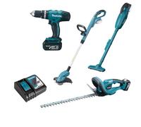 Ensemble de 4 Machines (DUR181 + DHP453 + DUH523 + dcl180) Makita - DLX4093