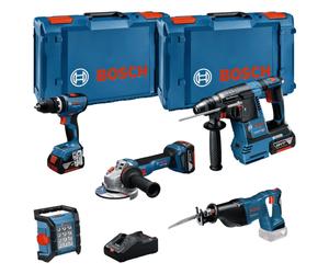 Combopack 5 outils professionnels 18V (3x5Ah) dans XL-BOXX- BOSCH 0615A5007S