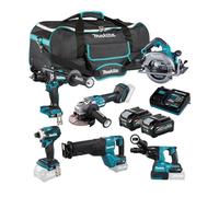 Combopack 6 outils 40V XGT (2x4.0 Ah) dans sac - MAKITA DK0128G601