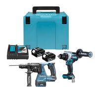 Combopack LXT 2 outils 18V (DDF486 + DHR243) (2x5,0 Ah) en MAKPAC - MAKITA DLX2440TJ