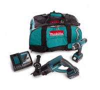 Combopack Perceuse et Perforateur SDS-Plus 18V (2x4,0 Ah) - MAKITA DLX2025M