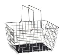 Combrichon NC7020160 Panier pour Snacking Chromé + Plateau en Plastique