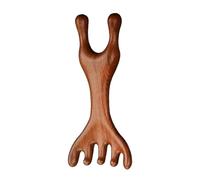Combustible De Santal - Porte De Cerf À La Mode Peigne À Dents Larges | Grattoir Nasal De Cornes De Cerf De Santal En Bois | Peigne Naturel Pour Soins Des Cheveux, Massage De
