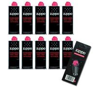 combustible plus léger ZIPPO Kit 10x Zippo essence original Essence chaque 125 ml 1x 6 pièces silex