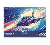 Comchauve-Souris Avions 1000 Pieces Jigsaw Puzzles for Adults Challenging Game Stress Relieving Entertainment Cultivate The Spirit of Teamwork for Adults Gifts 38x26cm/1000pcs