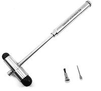 Comdent Babinsky Marteau à réflexes neurologiques 17,8 cm avec broche et brosse, en acier inoxydable