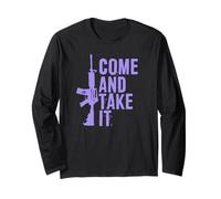 Come And Take It Pro 2A, deuxième amendement, père des droits des armes Manche Longue
