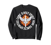 Come Holy Spirit Veni Sancte Spiritus Pentecôte Catholique Sweatshirt