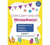 Come Learn With The Monsters! (Level 1) - Numbers 0-10, Shapes, Patterns