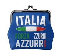 Come on, Blue Jackets Print Exquis Polyvalent Kiss Lock Porte-monnaie Mignon Petit Portefeuille Fermeture Éclair pour Pièces de monnaie Cartes