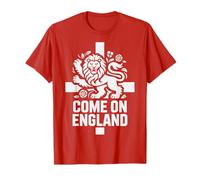 Come on England Home Cheer Country Drapeau Competition Squad T-Shirt