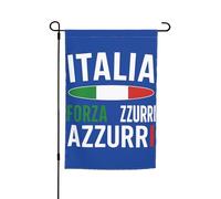 Come On, Vestes bleues imprimées 30,5 x 45,7 cm Porche toutes saisons Drapeaux d'extérieur Décoration de cour Patio Drapeau Décor de cour