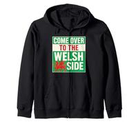 Come Over Welsh Side Red Dragon Drapeau du Pays de Galles Cymru Art Pride Sweat à Capuche